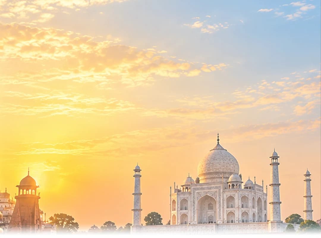 India landmark scenery, India visa hero background
