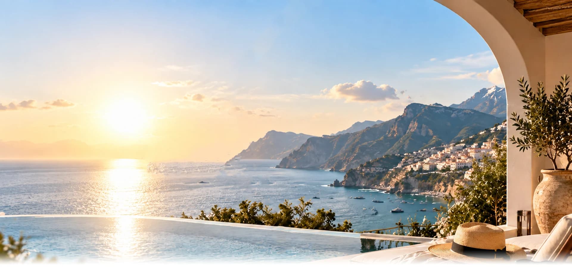Holiday destination scenery for holiday deals