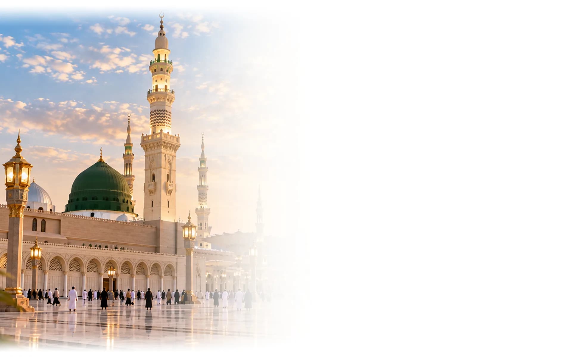 Pilgrims at the Kaaba, background for flexible August Umrah package options